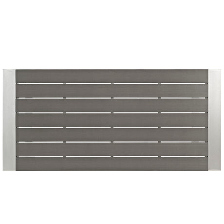 Shore Outdoor Patio Aluminum Rectangle Bar Table - BUILDMYPLACE