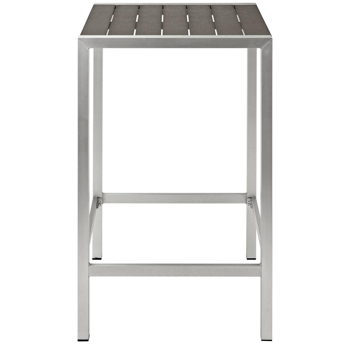 Shore Outdoor Patio Aluminum Bar Table - BUILDMYPLACE