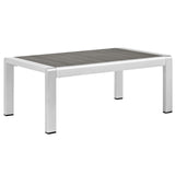Shore Outdoor Patio Aluminum Coffee Table - BUILDMYPLACE