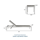 Shore 2 Piece Outdoor Patio Aluminum Set - BUILDMYPLACE