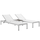 Shore 3 Piece 2 Seater Outdoor Patio Aluminum Set - BUILDMYPLACE