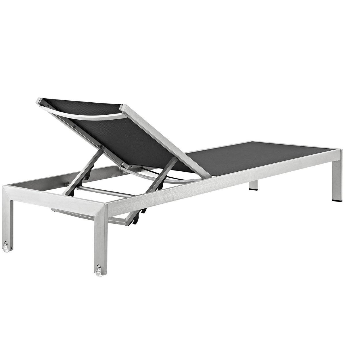 Shore Outdoor Patio Aluminum Mesh Chaise - BUILDMYPLACE
