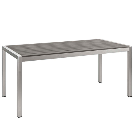 Shore 3 Piece Outdoor Patio Aluminum Dining Set - BUILDMYPLACE