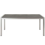Shore 3 Piece Outdoor Patio Aluminum Dining Set - BUILDMYPLACE