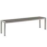 Shore 3 Piece Outdoor Patio Aluminum Dining Set - BUILDMYPLACE