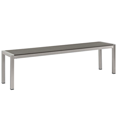 Shore 3 Piece Outdoor Patio Aluminum Dining Set - BUILDMYPLACE