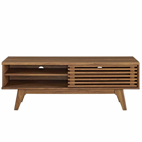 Modern Render 48" Entertainment Center Tv Stand - Storage Organizer For Living Room - BUILDMYPLACE