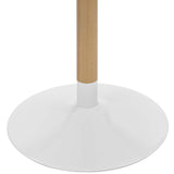Modern Whirl Round Kitchen And Dining Table - White Space Saving Dining Room Tables - BUILDMYPLACE