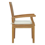 One Marina Outdoor Patio Teak Dining Chair - BUILDMYPLACE