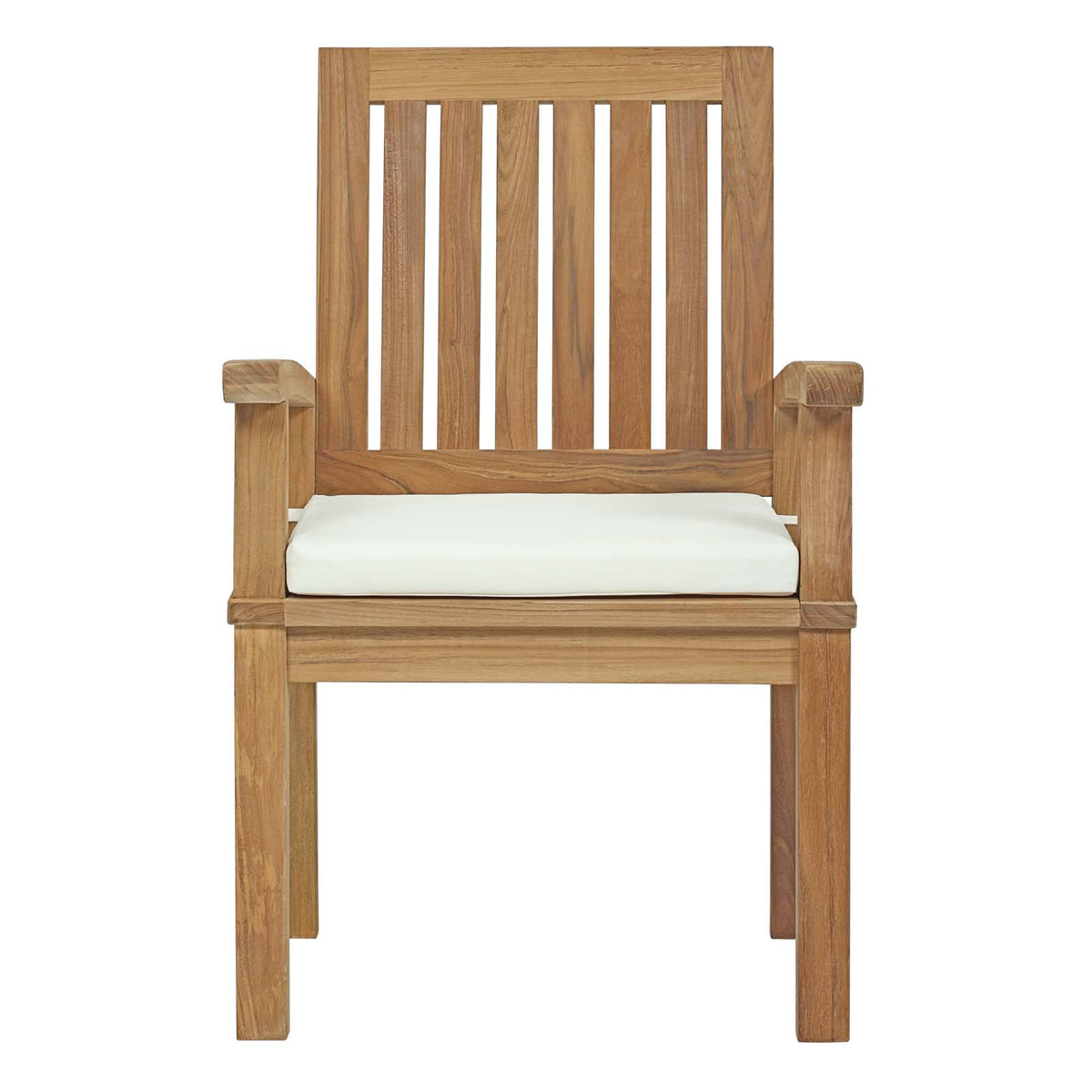 One Marina Outdoor Patio Teak Dining Chair - BUILDMYPLACE