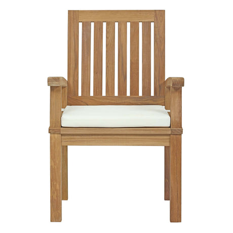 One Marina Outdoor Patio Teak Dining Chair - BUILDMYPLACE