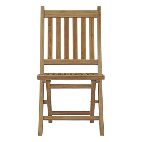Marina Outdoor Patio Teak Folding Chair - BUILDMYPLACE