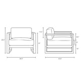 Upland Outdoor Patio Teak Armchair - BUILDMYPLACE