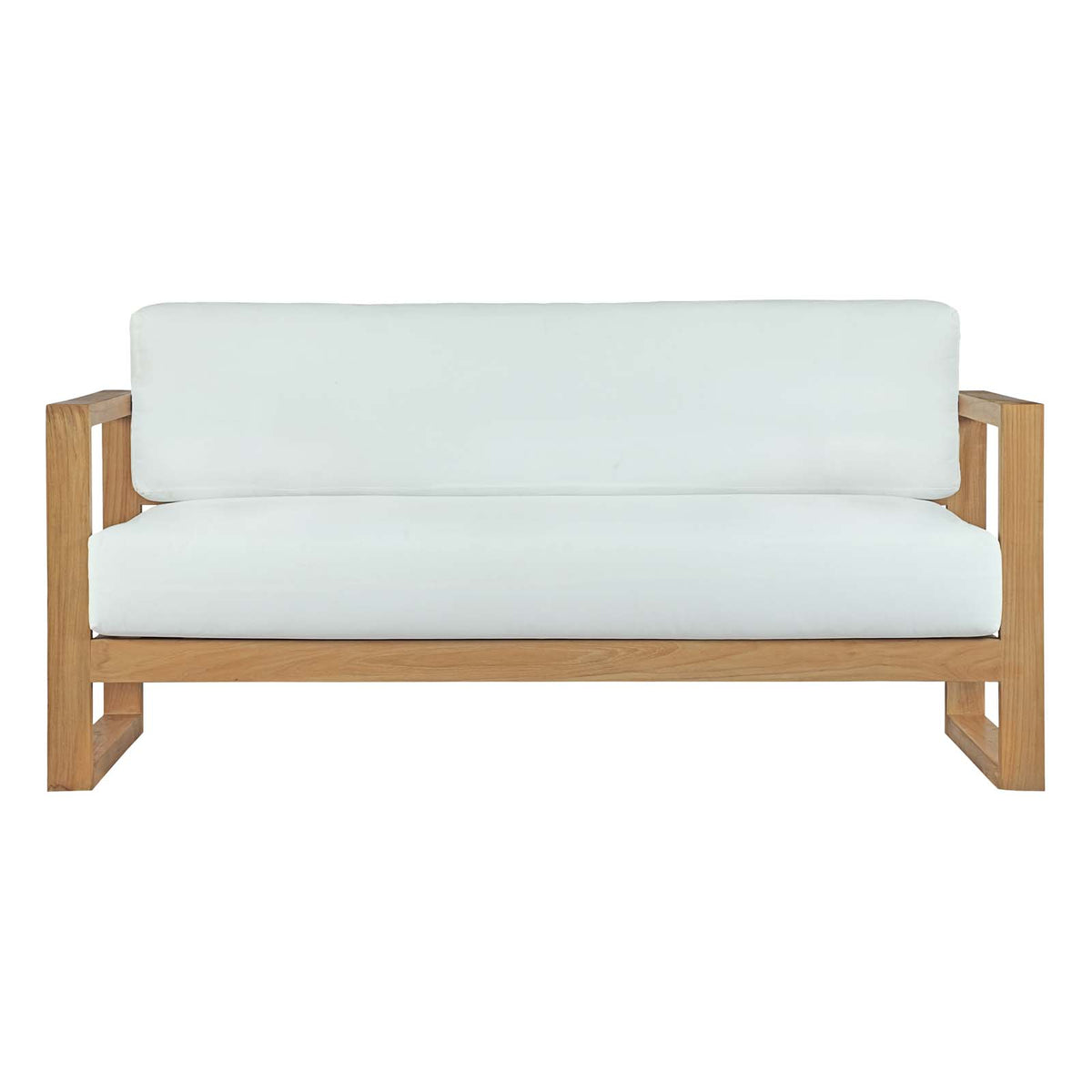 Upland Outdoor Patio Teak Sofa - BUILDMYPLACE