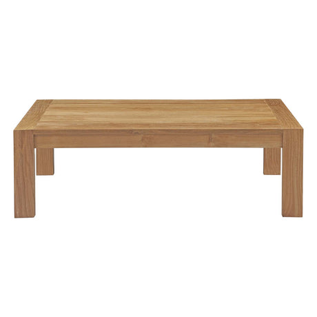 Upland Outdoor Patio Wood Coffee Table - BUILDMYPLACE