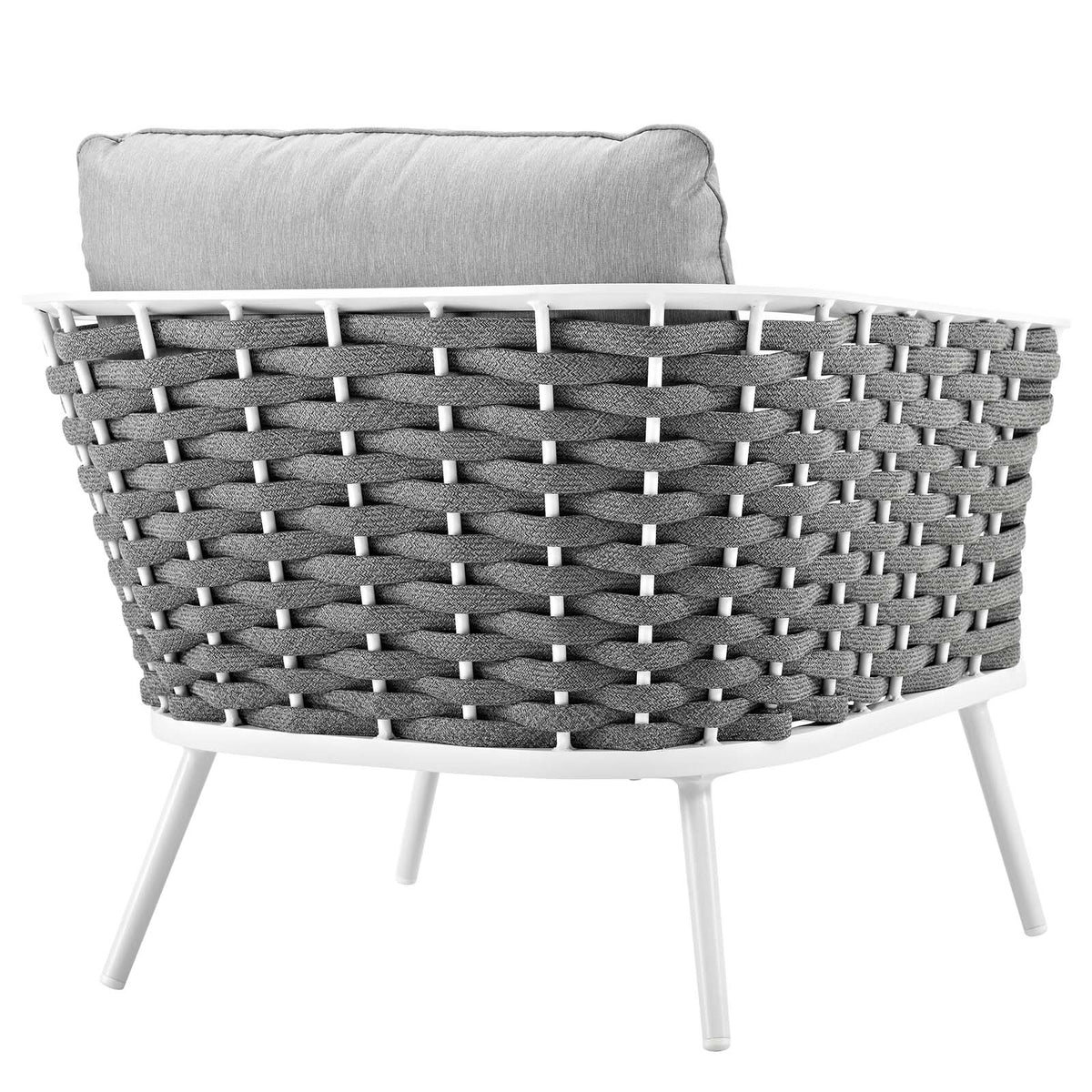 Stance Outdoor Patio Aluminum Armchair - BUILDMYPLACE