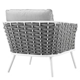 Stance Outdoor Patio Aluminum Armchair - BUILDMYPLACE