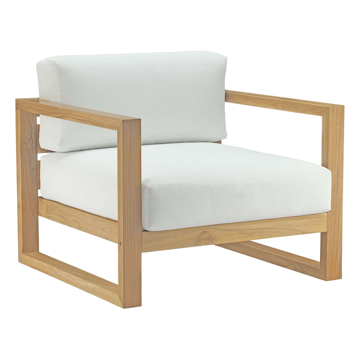 Upland 5 Piece Outdoor Patio Teak Set - BUILDMYPLACE