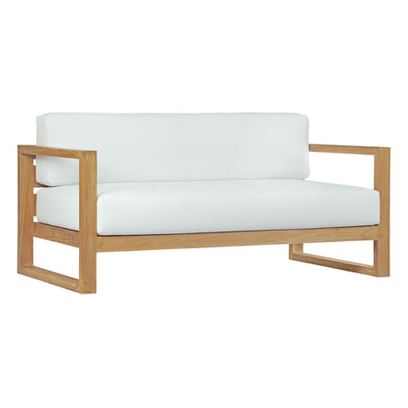 Upland 8 Piece Outdoor Patio Teak Set - BUILDMYPLACE