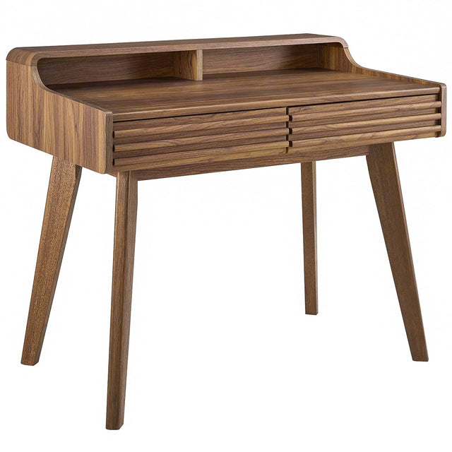 Modern Render Writing Desk - Storage Organizer for Living Room - Office Desk - BUILDMYPLACE