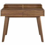 Modern Render Writing Desk - Storage Organizer for Living Room - Office Desk - BUILDMYPLACE