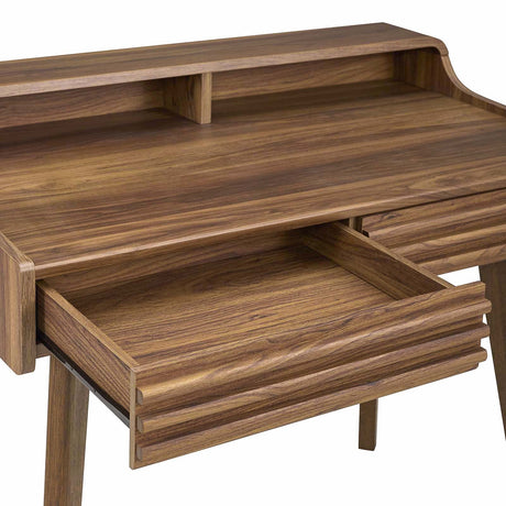 Modern Render Writing Desk - Storage Organizer for Living Room - Office Desk - BUILDMYPLACE