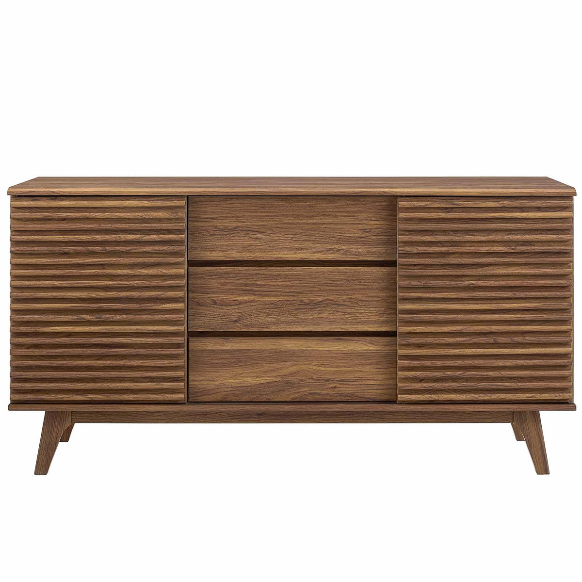 Modern Render 63" Entertainment Center Tv Stand - Storage Organizer for Living Room - BUILDMYPLACE