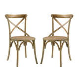 Modern Gear Dining Armless Side Chair - Leisure Tea - Breakfast Chair - BUILDMYPLACE