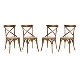 Modern Gear Dining Armless Side Chair - Leisure Tea - Breakfast Chair - BUILDMYPLACE