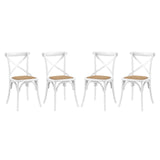 Modern Gear Dining Armless Side Chair - Leisure Tea - Breakfast Chair - BUILDMYPLACE