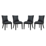 Modern Marquis Faux Leather Leisure Padded Dining Chair - Dining Table Set - BUILDMYPLACE