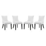 Modern Marquis Faux Leather Leisure Padded Dining Chair - Dining Table Set - BUILDMYPLACE