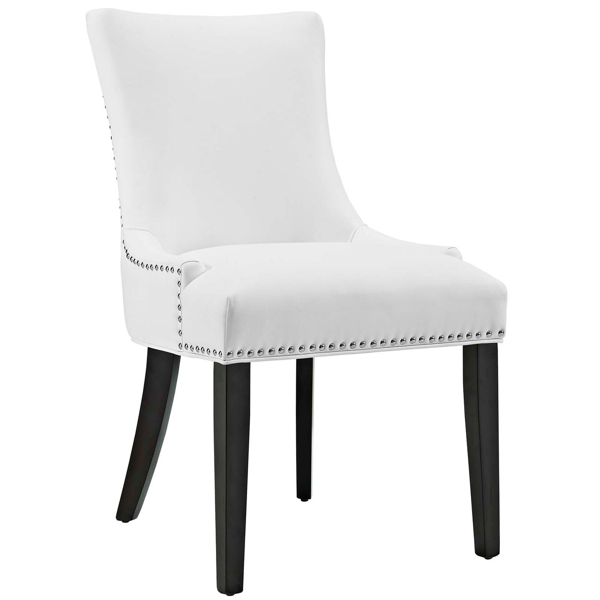 Modern Marquis Faux Leather Leisure Padded Dining Chair - Dining Table Set - BUILDMYPLACE
