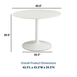 Revolve Round Wood Dining Table - Backyard All Weather Proof Dining Room Table - BUILDMYPLACE
