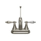 Mid-arc Bathroom Sink Faucet With Lift & Double Handle