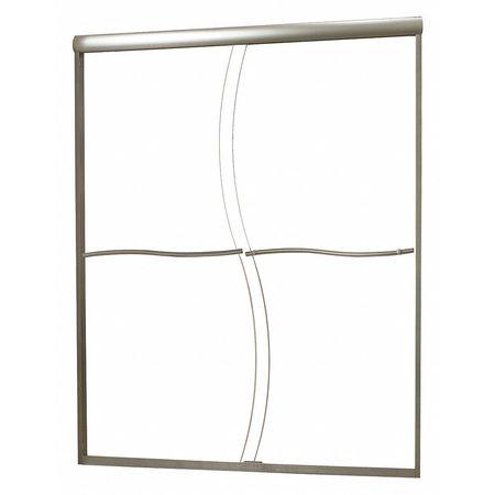 Semi-Framed Sliding Bypass Glass Shower Door - Cove