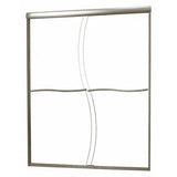 Semi-Framed Sliding Bypass Glass Shower Door - Cove