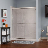 Semi-Framed Sliding Bypass Glass Shower Door - Cove