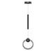 LED Pendant Light Fixture, Dimmable, 3000K (Warm White), Matte Black (P3322-1)