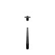 LED Pendant Light Fixture, Dimmable, 3000K (Warm White), Matte Black (P3654-9L)