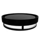 20W LED Flush Mount Ceiling Light, CCT Changeable (3000/4000/5000K), 1200LM, Hallway Light Fixtures, Dimmable, Matte Black, for Bedroom Kitchen Stairwell Entryway