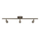 LED Track Lighting, Brushed Nickel Finish, Dimmable, 3000K, Flush Mount Spotlight Ceiling, Directional Ceiling Light for Dining Room, Bedroom, Office