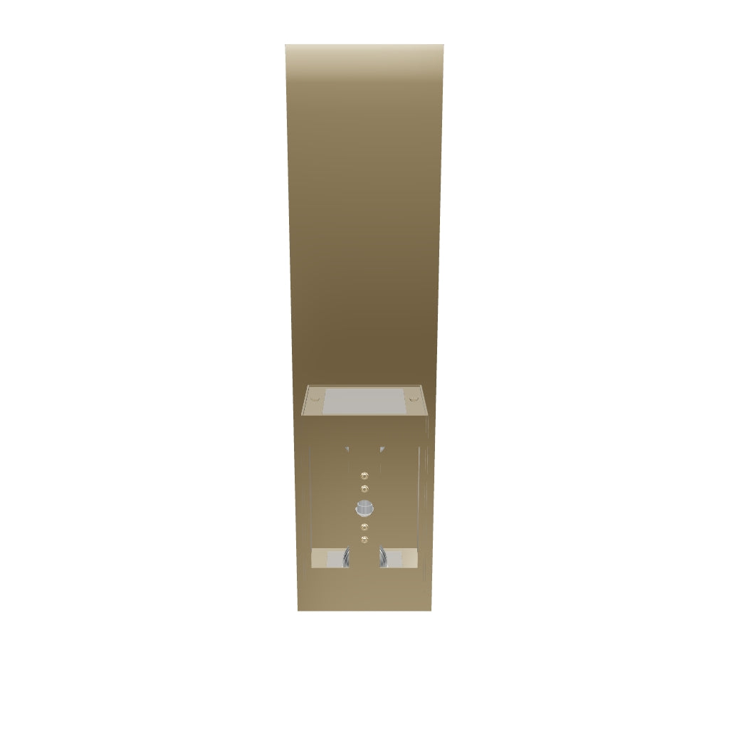 Modern Wall Sconce Fixture with Frosted Acrylic Diffuser