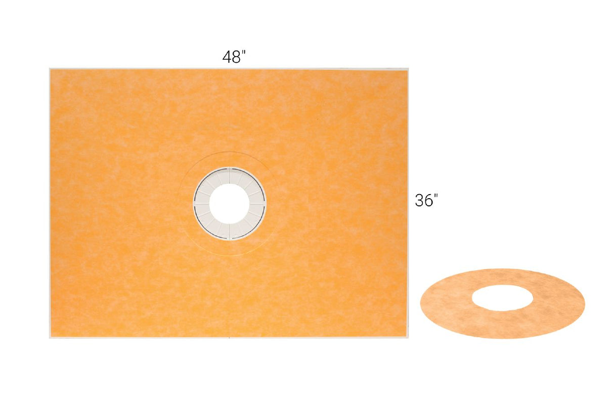 Kerdi-Shower-Tray-Thin 36" X 48" Center