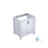 Jacques 30" White Vanity Cabinet Only