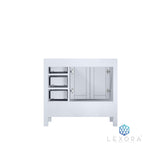 Jacques 36" White Vanity Cabinet Only - Left Version