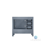 Jacques 36" Dark Grey Vanity Cabinet Only - Right Version