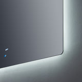 Lugano 48" Wide x 36" Tall LED Mirror w/ Defogger