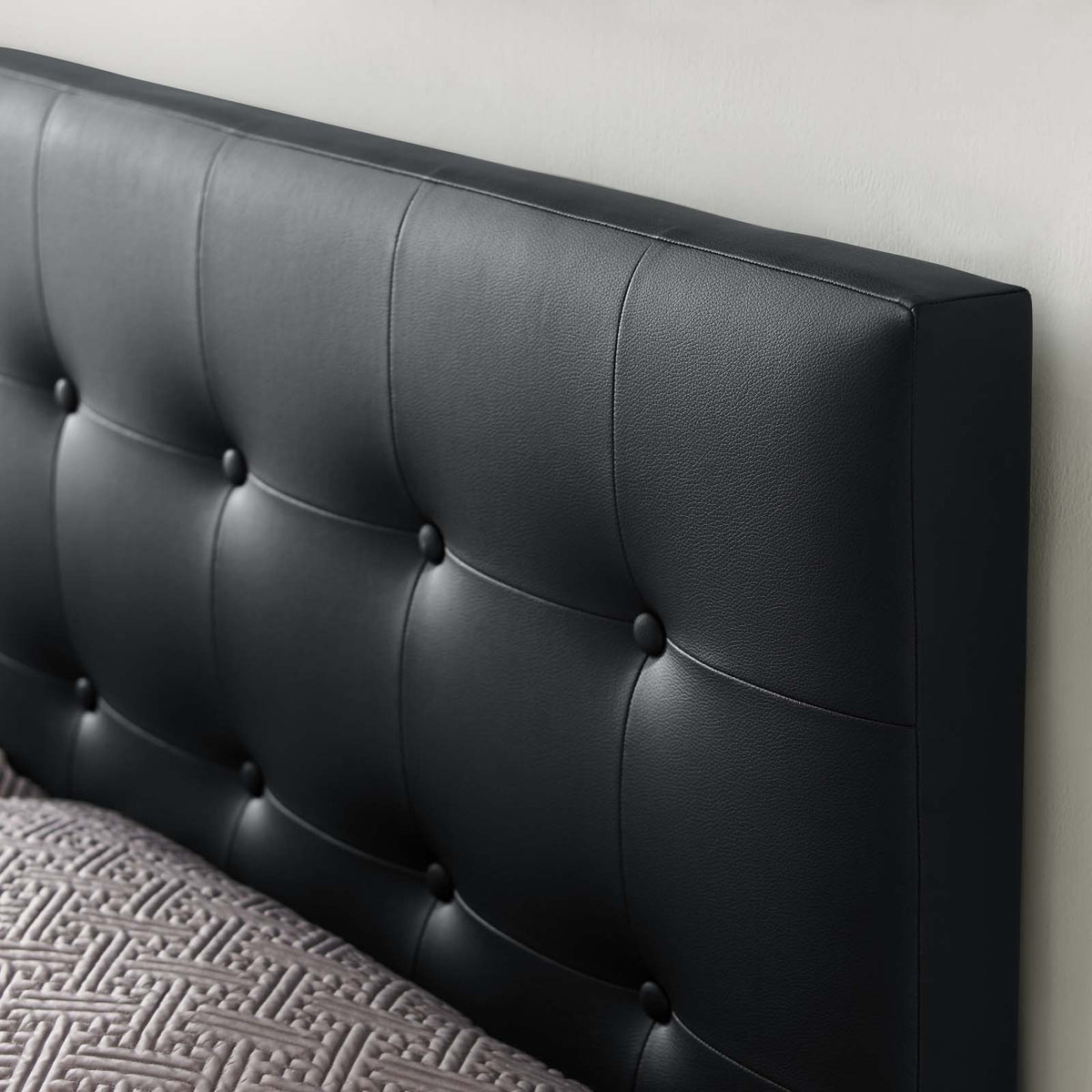 Modern Emily Tufted Performance Headboard - Farmhouse Style Bed Headboard - BUILDMYPLACE