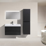 Fusion Floating / Wall Mounted Bathroom Vanity with Acrylic Sink
